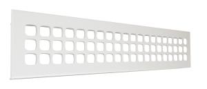 SRL - BETA vetracia mriežka so šírkou 80 mm dĺžka 500 mm Biela lesklá