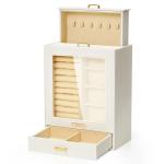 Troli Svetlá šperkovnica na šperky s 2 zvislými zásuvkami