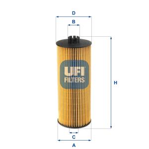 UFI Olejový filter 2500500