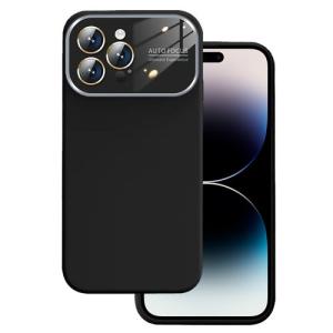 Puzdro Lens iPhone 11, silikónové - čierne