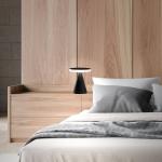 Stolná lampa Neutra LED, výška 27 cm, čierna, dotykový stmievač