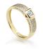 Cutie Diamonds Trblietavý prsteň zo žltého zlata s diamantmi DZ6715-2361-10-X-1 51 mm