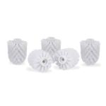 Náhradné hlavice WC kefky 5ks RD21023, biela