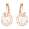 Swarovski Trblietavé bronzové náušnice Bella 5299318