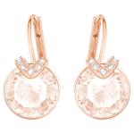 Swarovski Trblietavé bronzové náušnice Bella 5299318