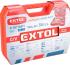 EXTOL PREMIUM Sada náradia 56 diel. 1/2" a 1/4" skrutkovač, kliešte, kľúče, kladivo