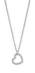 Engelsrufer Nežný strieborný náhrdelník Srdce so zirkónmi ERN-HEASHIN-SZI