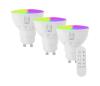 Neo  NEO 07724CDO-SADA 3xLED RGB Stmievateľná žiarovka GU10/6W/230V Wi-Fi Tuya+DO