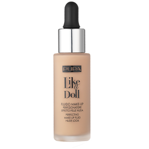 PUPA Milano Tekutý make-up SPF 15 Like A Doll (Perfecting Make-Up Fluid) 30 ml 020 Light Beige