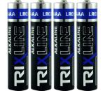 4 ks Alkalická batéria AAA 1,5V