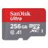 SanDisk Ultra microSDXC 256 GB 150 MB/s + adaptér
