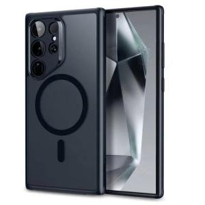 Puzdro ESR Magsafe Halolock Frosted Samsung Galaxy S24 Ultra - čierne