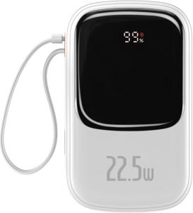 Baseus Qpow Pro Digital Display Fast Charge Power Bank 20000mAh 20W Type-C White