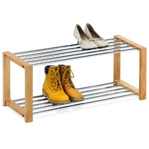 Botník dvojúrovňový Autronic 83168-11 NAT, 80cm