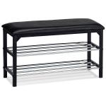 Botník dvojúrovňový Autronic 83168-13 BK, 76cm