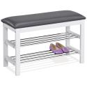 Botník dvojúrovňový Autronic 83168-06 WT, 80cm