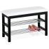 Botník dvojúrovňový Autronic 83168-06 BK, 80cm