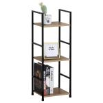 Regál s 3 policami Autronic GD-213 OAK