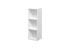 Expedo Regál JENA 4, 33,2x96,4x30, biela