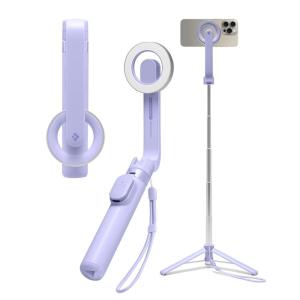 SELFIE TYČ SPIGEN S571W MAGSAFE BLUETOOTH SELFIE STICK TRIPOD LAVENDER