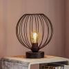 Stolová lampa Cumera s klietkovým tienidlom, Ø 24 cm