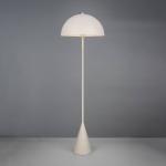 Stojacia lampa Alfie, svetlo sivá matná, kov, E27