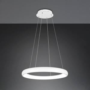 LED závesné svetlo Cardona, Ø 75 cm, biela, CCT, kov