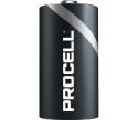Duracell Duracell - 10 ks Alkalická batéria Procell Industrial LR20/D 1,5V 15476 mAh