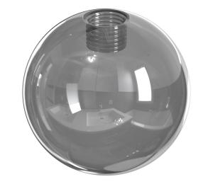 Wofi Wofi - Náhradné sklo VILLA pr. 10 cm šedá