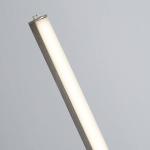 Stojacia lampa Tribeca LED, strieborná/opálová biela, kov, CCT, 150 cm