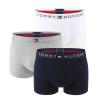 TOMMY HILFIGER - boxerky 3PACK TH original cotton desert sky, gray & white color - limitovaná edícia