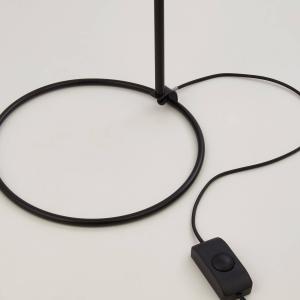 Stojacia lampa Dulwich, stmievateľná, čierna, kov, 152 cm, E27