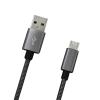MicroUSB data kábel 2A, kov, 1 m KAB-0094-USB-MICRO