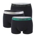 TOMMY HILFIGER - boxerky 3PACK classic TH series dark color with antic silver & black metallic waist v darčekovom balení