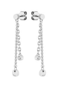 Hugo Boss Slušivé oceľové asymetrické náušnice Iris 1580332