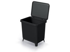 Kôš odpadkový SYSTEMA čierny 29l