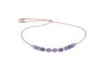 Agato Šnúrkový náramok s ametystom HE33R3S-LP