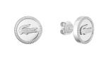 Lacoste Oceľové náušnice s krokodílom Memento 2040407