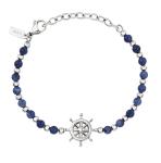 BREIL Slušivý korálkový náramok s kormidlom Soundwave TJ3587