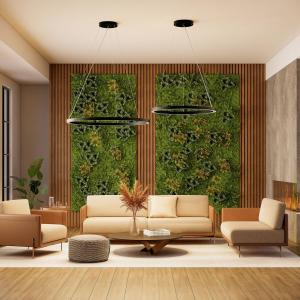 Závesné svietidlo Molto Luce LED Perfora Pro, čierne, Ø 60,5 cm