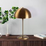 Stolná lampa Varzan 10857, zlatá antika, kov, výška 50 cm