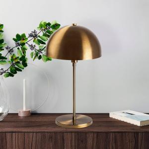 Stolná lampa Varzan 10857, zlatá antika, kov, výška 50 cm