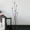 Stojacia lampa Bonibon 13231 čierny kov výška 155 cm 5 svetiel