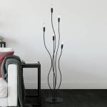 Stojacia lampa Bonibon 13231 čierny kov výška 155 cm 5 svetiel