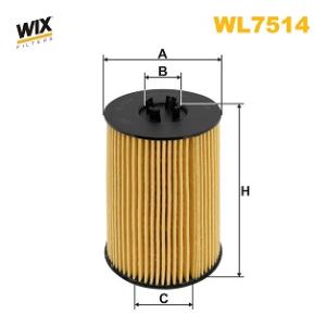 WIX FILTERS Olejový filter WL7514