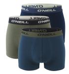 O`NEILL - boxerky 3PACK steel grape & leaf navy combo - limitovana edicia