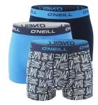 O`NEILL - boxerky 3PACK multi logo regatta navy combo - limitovana edicia