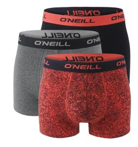 O`NEILL - boxerky 3PACK multi frozen gray & black combo - limitovana edicia
