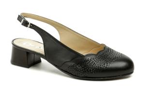 De plus 161-K-3513 čierne dámske nadmerné lodičky šírka K EUR 43