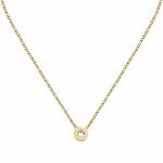 Trussardi Módny pozlátený náhrdelník T-Logo TJAXC108